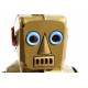 Gold Sparking Eye Robot