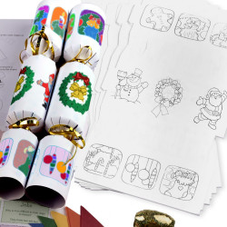 Colour Your Own Cracker Kits - 10 Pack