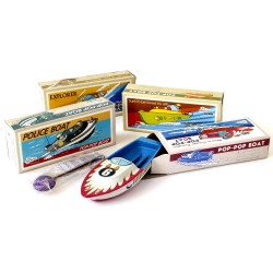 Lithograph pop-pop boat