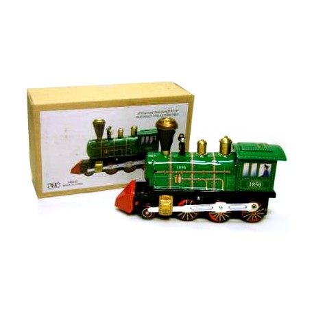 Steam Engine Locomotive green