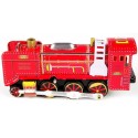 Steam Engine Locomotive red