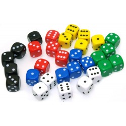 Wholesale Dice, 12mm X 50