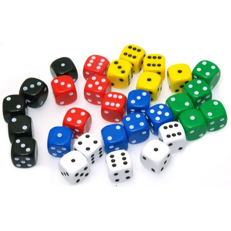 Wholesale Dice, 14mm X 50 brimtoy