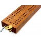 Hardwood British Cribbage Board - 24cm (9")