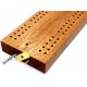 Hardwood British Cribbage Board - 30cm (12")
