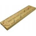 Continuous 2 Track Wooden British Cribbage Board - 30cm (12")