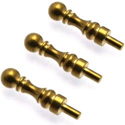 Ornamental Cribbage Pegs, Brass, 25mm X 12