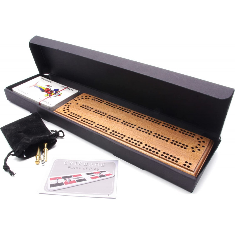 Mahogany British Cribbage Set brimtoy
