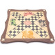 Pachisi traditional wooden board game