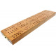 3 track hardwood British cribbage board - 30cm (12")