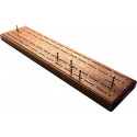 Competition size British wooden cribbage board
